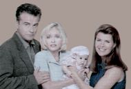 Sheila and Maggie played keep away with baby Mary/Margaret on The Bold and the Beautiful