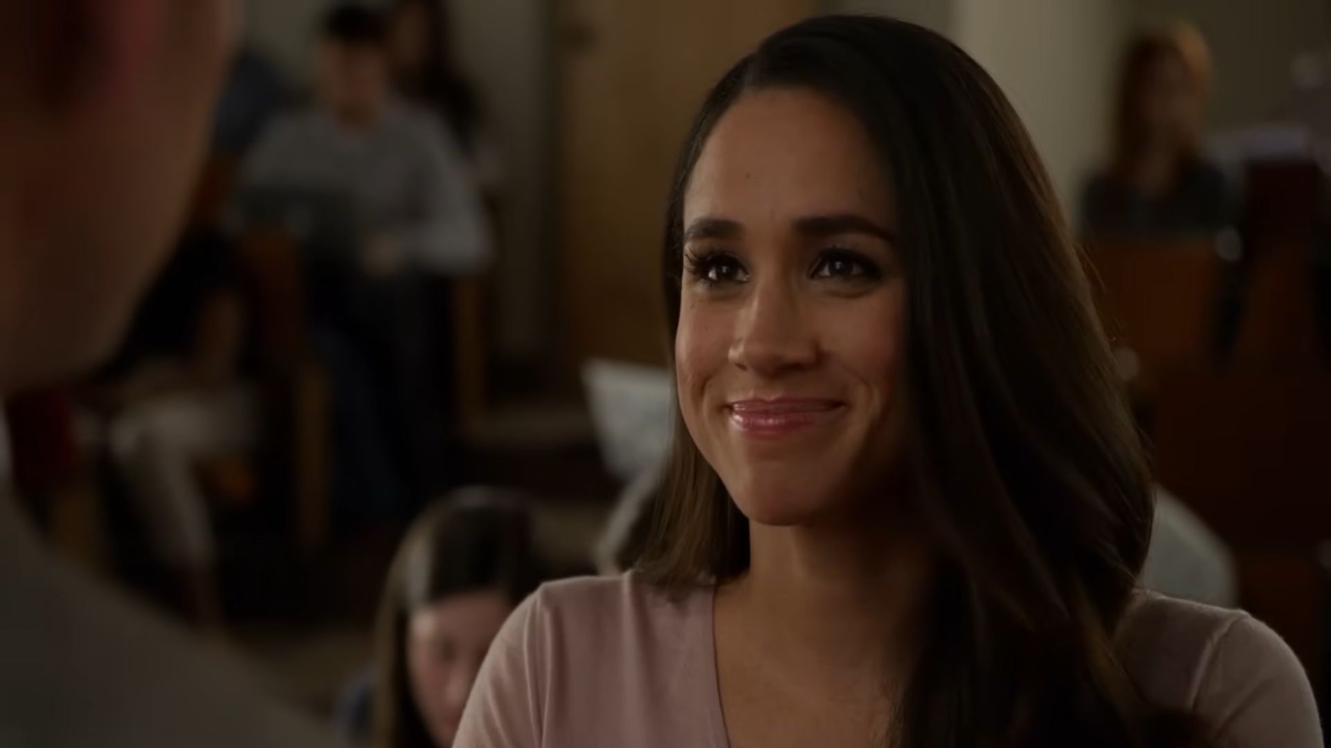 Meghan Markle as Rachel in Suits (Image via Peacock)