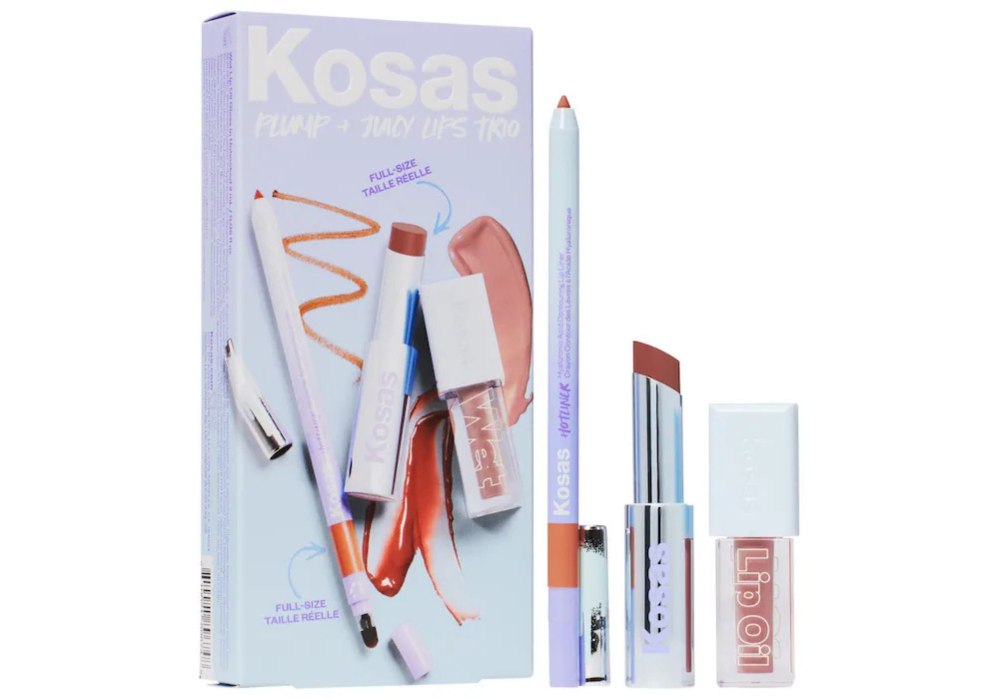 Kosas lip trio (Image via Sephora)