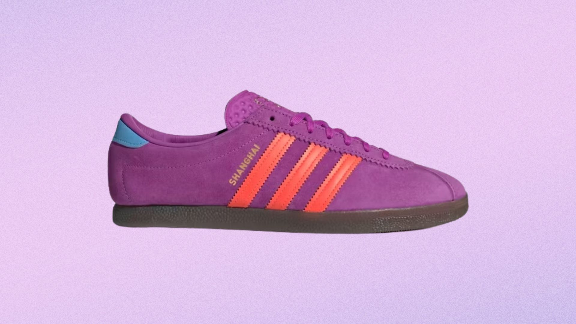 adidas Shanghai size? Exclusive Purple Burst (Image via StockX)