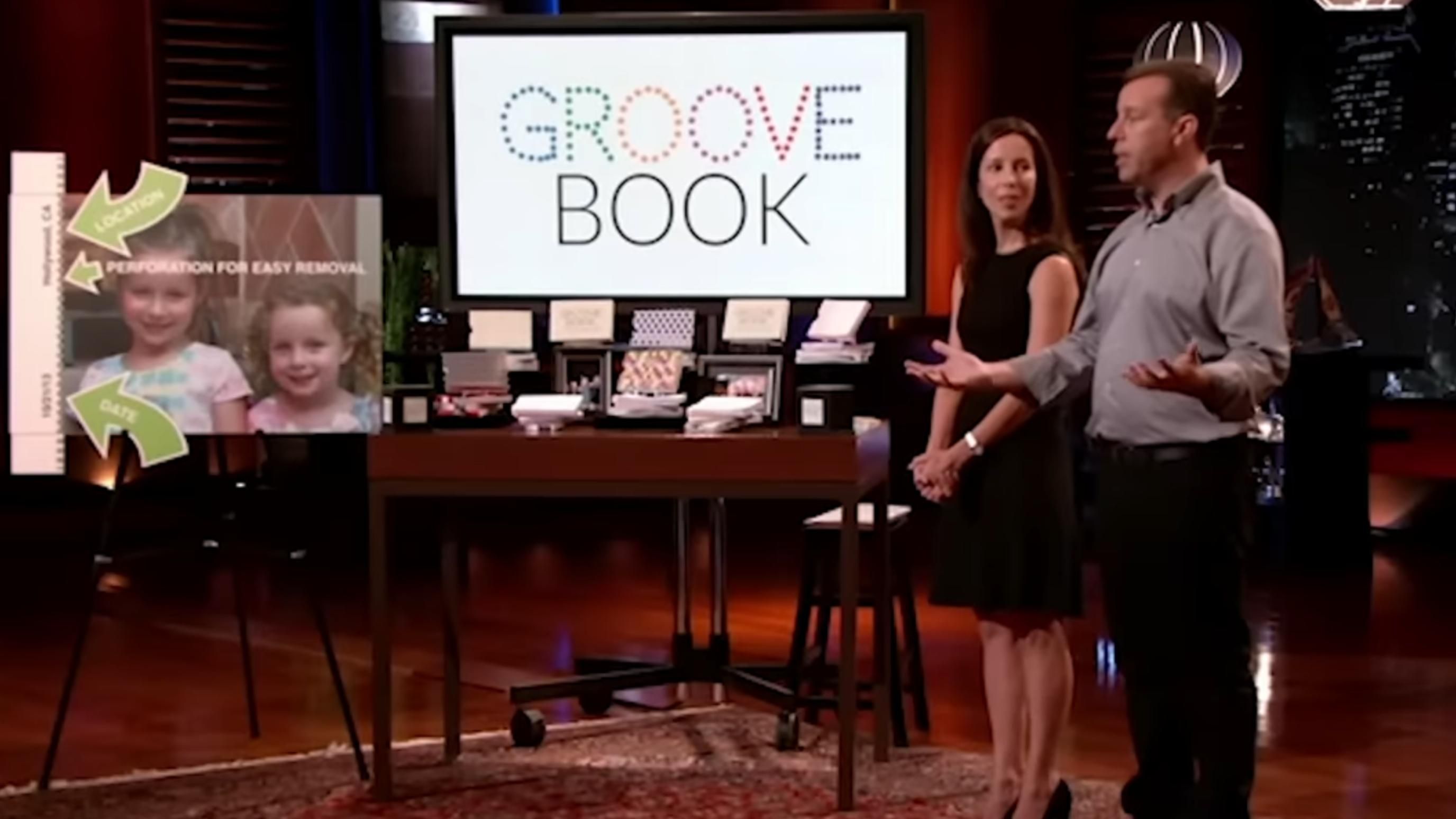 Groovebook | Image Source: Shark Tank Global via YouTube