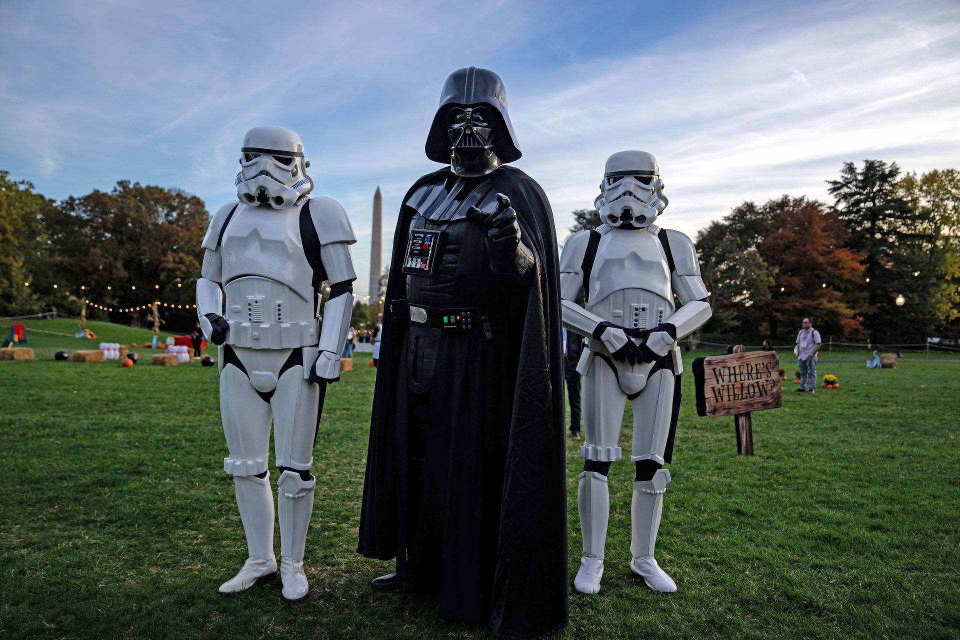 President Biden Hosts Trick-Or-Treating Event For Families At The White House - Source: Getty