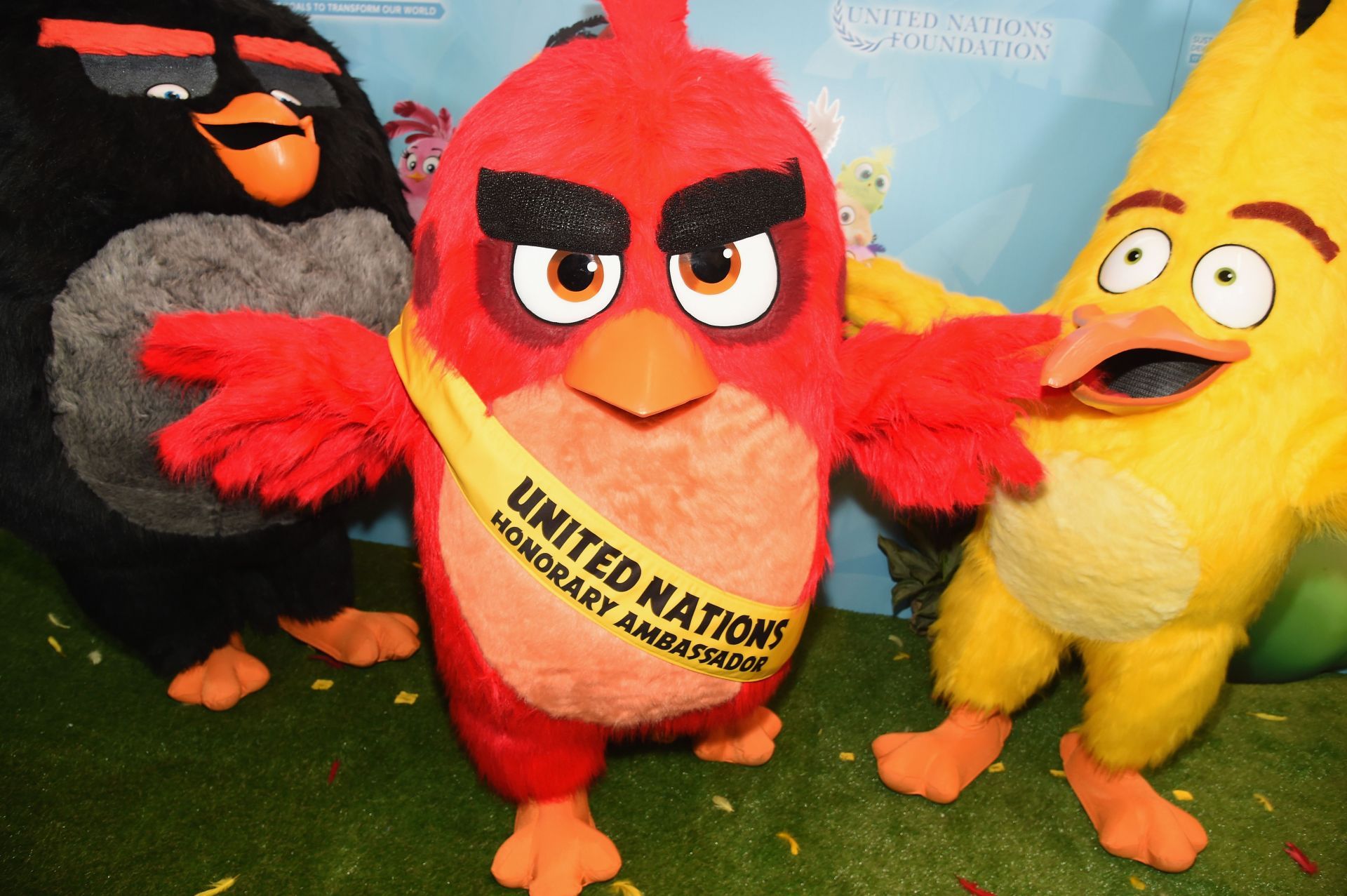 THE ANGRY BIRDS MOVIE - UN Honorary Ambassador Ceremony And Photo Call - Source: Getty