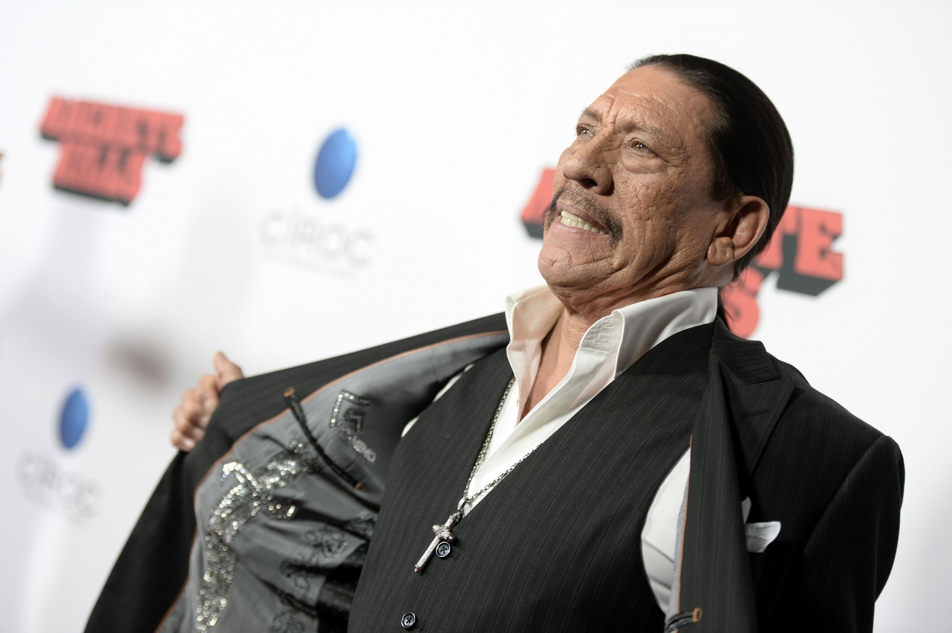 Actor Danny Trejo (Machete) arrives at the premiere of Open Road Films&#039; &quot;Machete Kills&quot; at Regal Cinemas L.A. Live on October 2, 2013 in Los Angeles, California. | Imag via: Getty