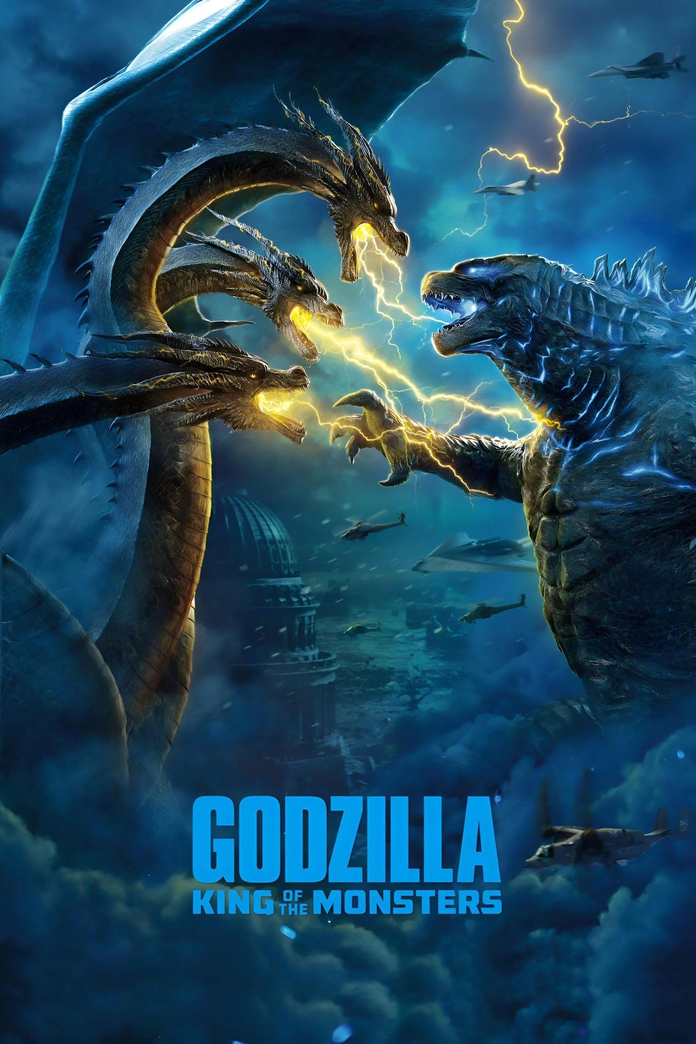 Godzilla: King of the Monsters poster(Image via X/@@JurassicAddict)