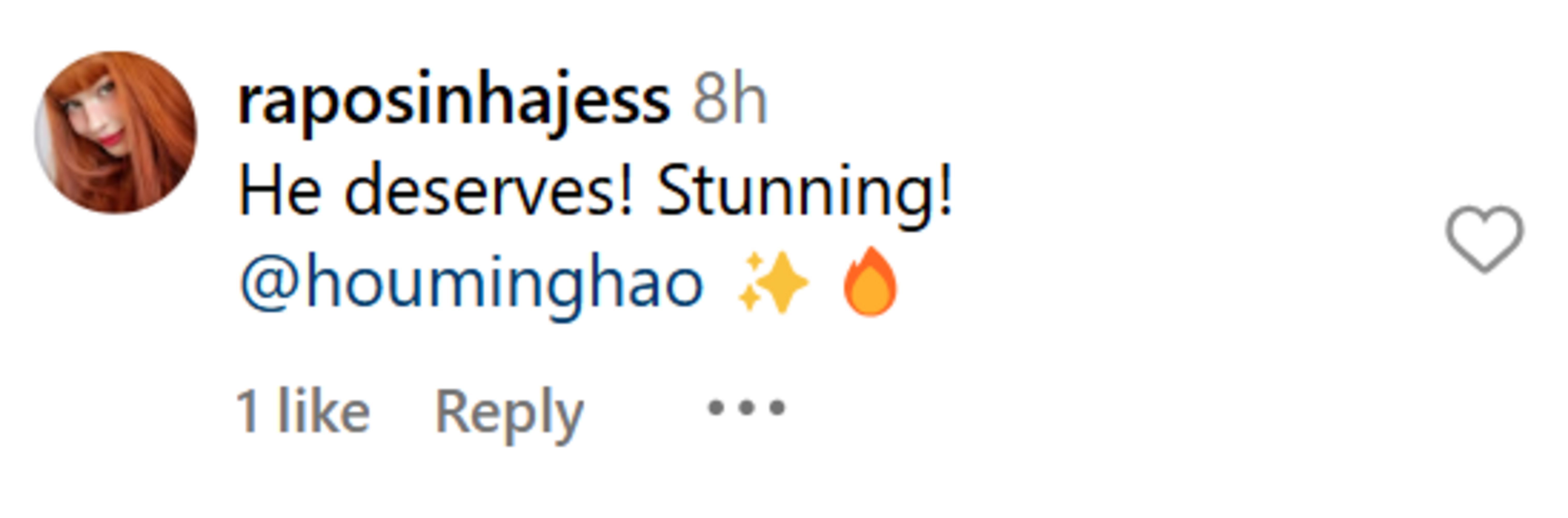 Fans are excited as Hou Minghao becomes Versace fragrance ambassador (Image via Instagram)