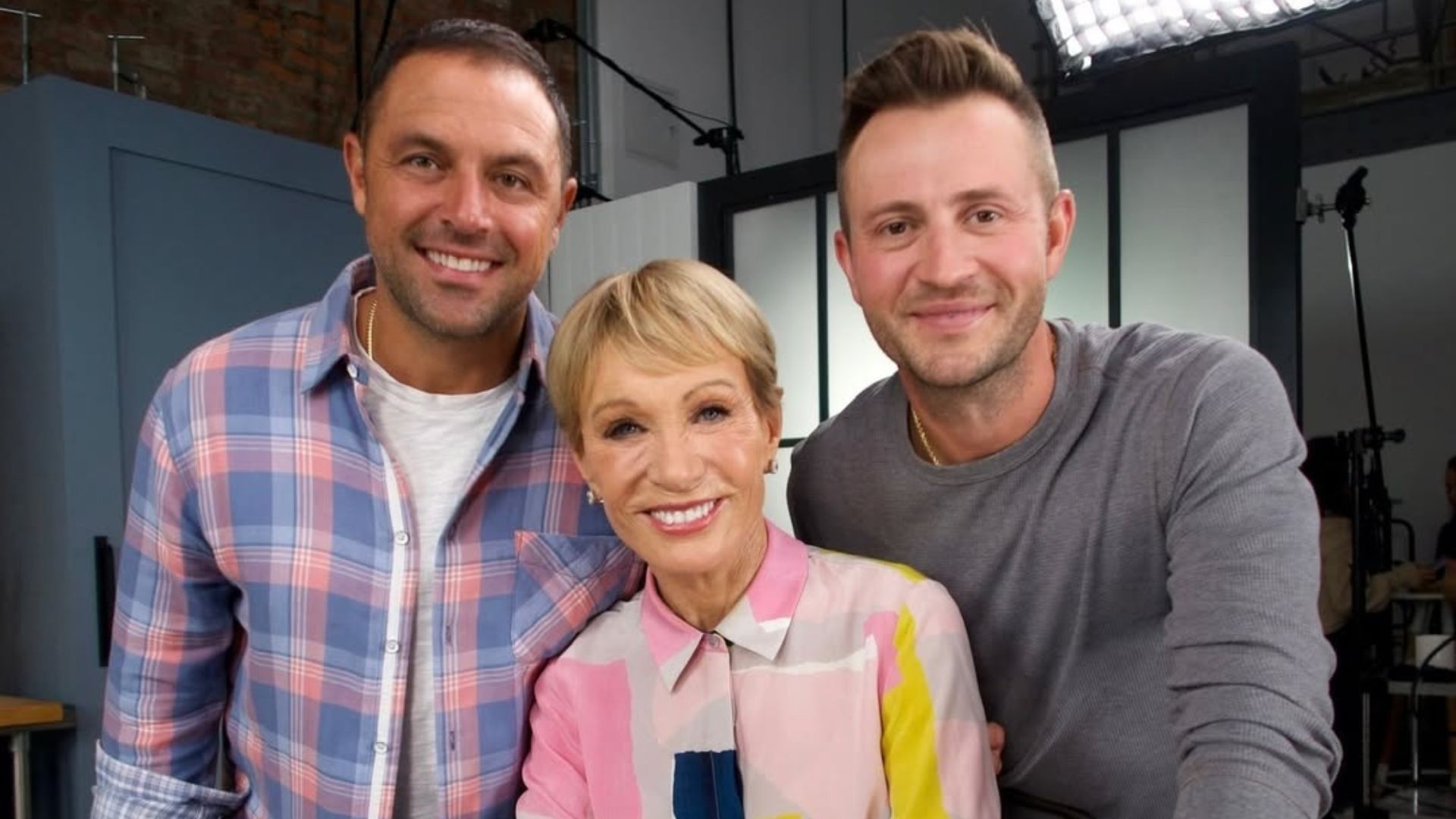 Jim Tselikis,Sabin Lomac with Barbara Corcoran (Image via Instagram/ @cousinsmainelobster)