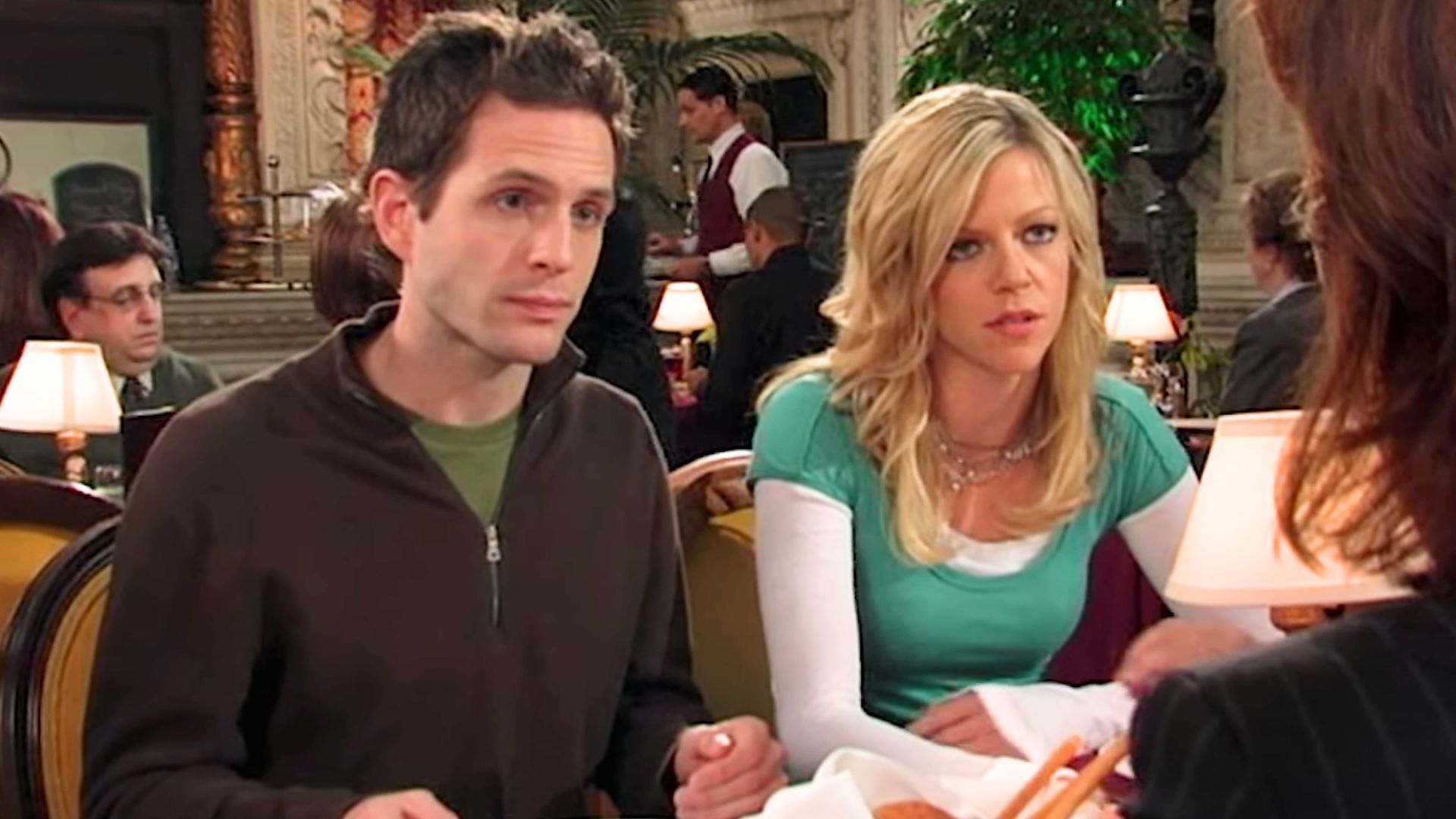 Glenn Howerton with Kaitlin Olson in It&#039;s Always Sunny in Philadelphia | Image via FXP