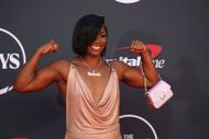Claressa Shields at the 2023 ESPY Awards in 2023. (Image via Getty)