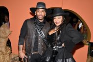 Nelly and Ashanti on November 1st, 2024. (Image via Getty)