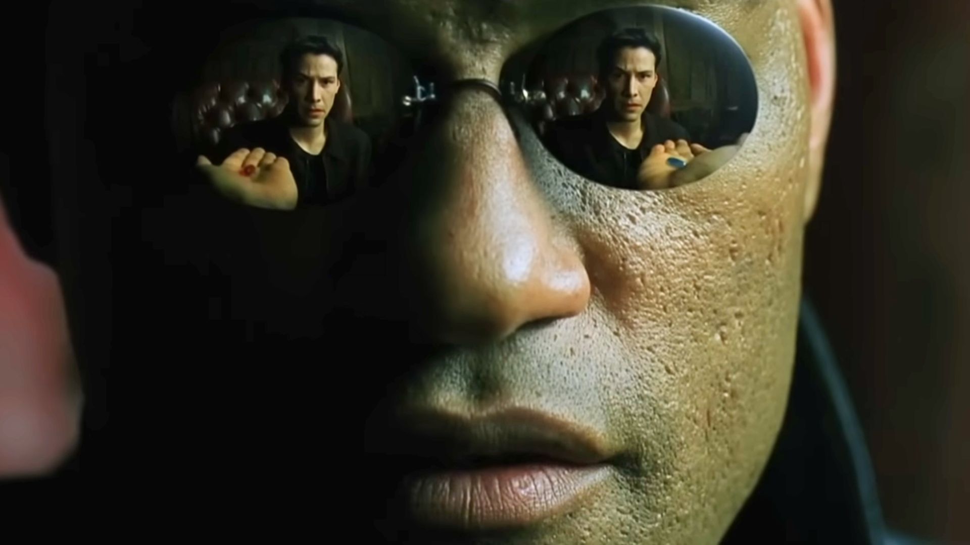 Laurence Fishburne in The Matrix | Image via Warner Bros. Pictures