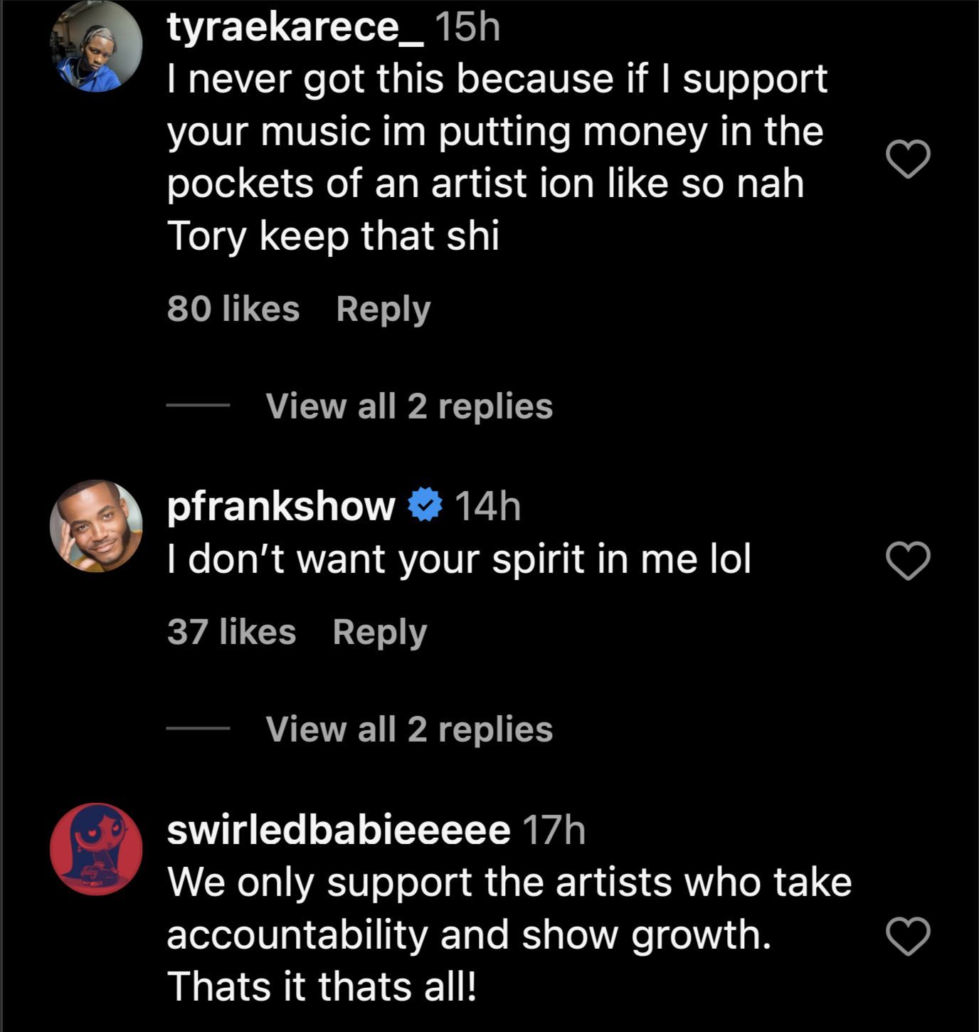 Netizens react to Tory Lanez&#039;s latest statement on Instagram (Image via Instagram/@theshaderoom)