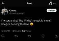 @sweetcaseyx's comment on X