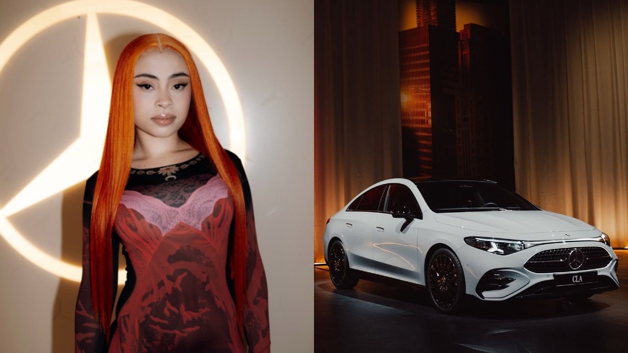 Mercedes-Benz just launched the CLA car design, and it has recruited Ice Spice and KidSuper into its Class of Creators project to create promotional content (Image via Instagram/@mercedesbenz)