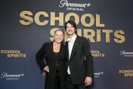 Mother and son duo at "School Spirits" Special Screening Event In LA - Source: Getty Photo by Charley Gallay
