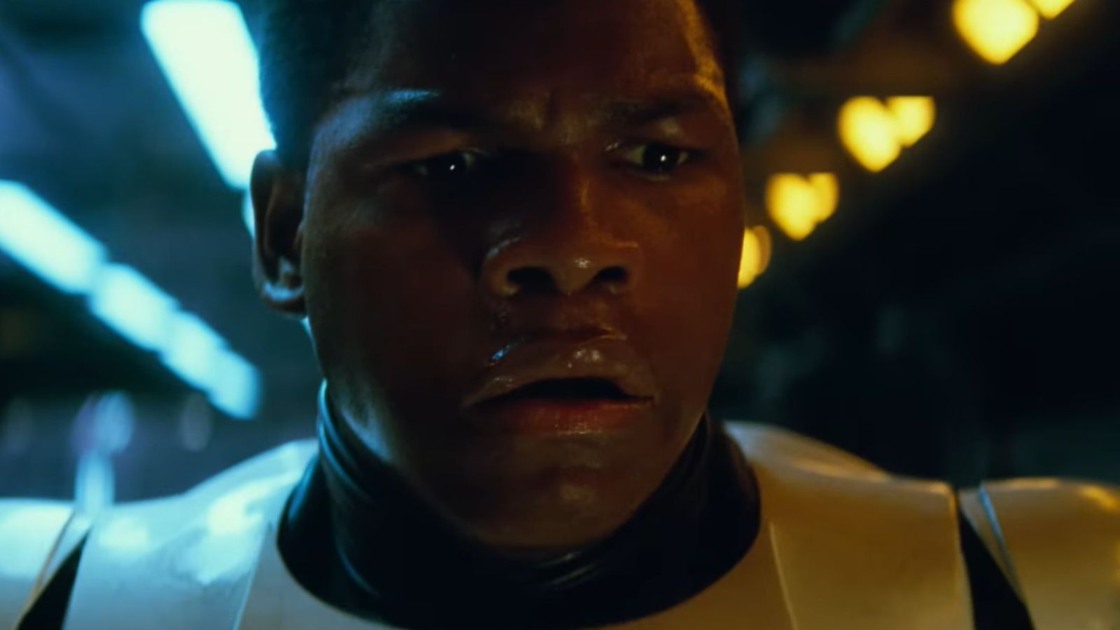 John Boyega in Star Wars: The Force Awakens (Image via YouTube @/Star Wars)