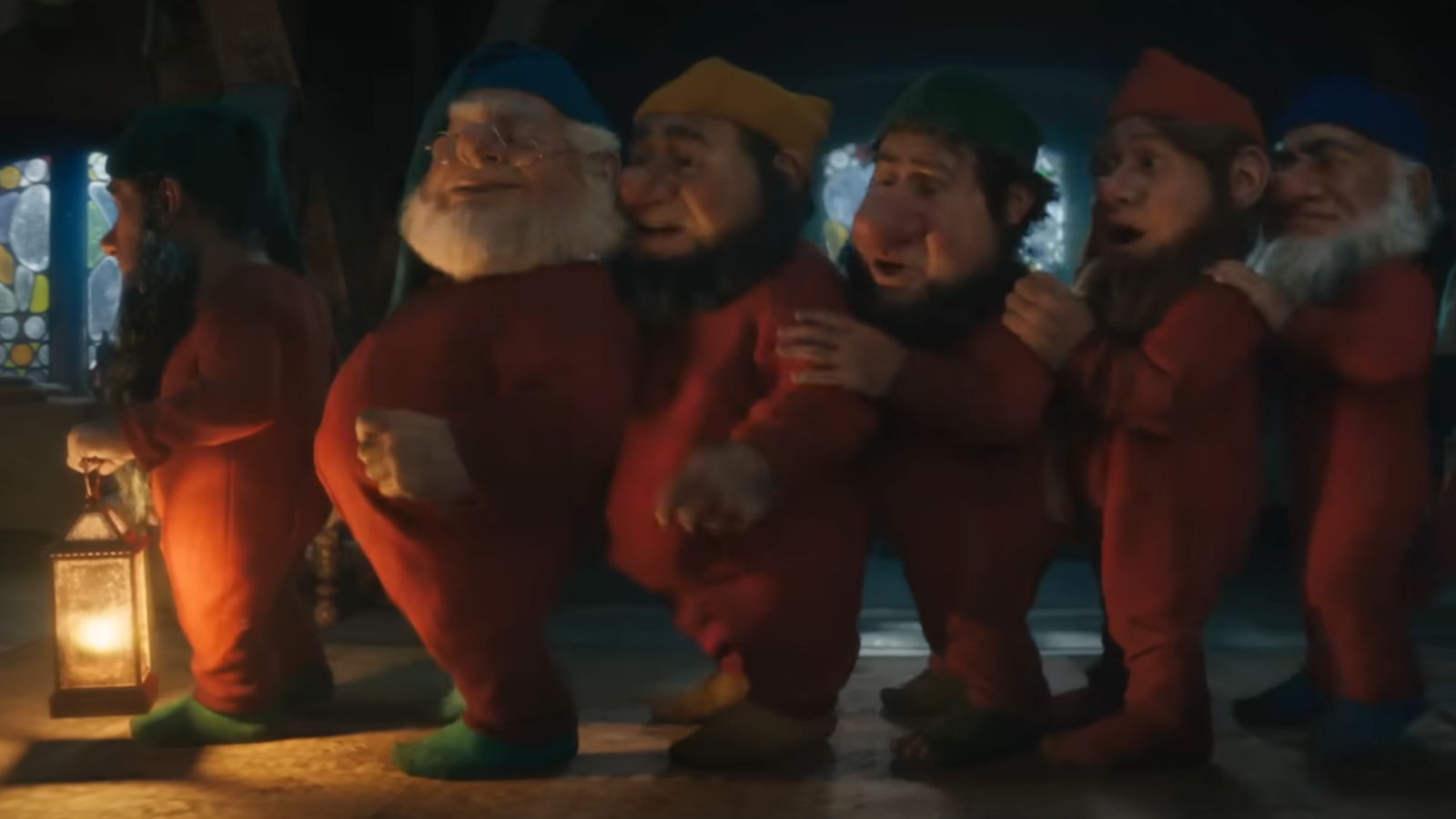 The dwarves in Snow White (Image via Youtube @/ Disney)