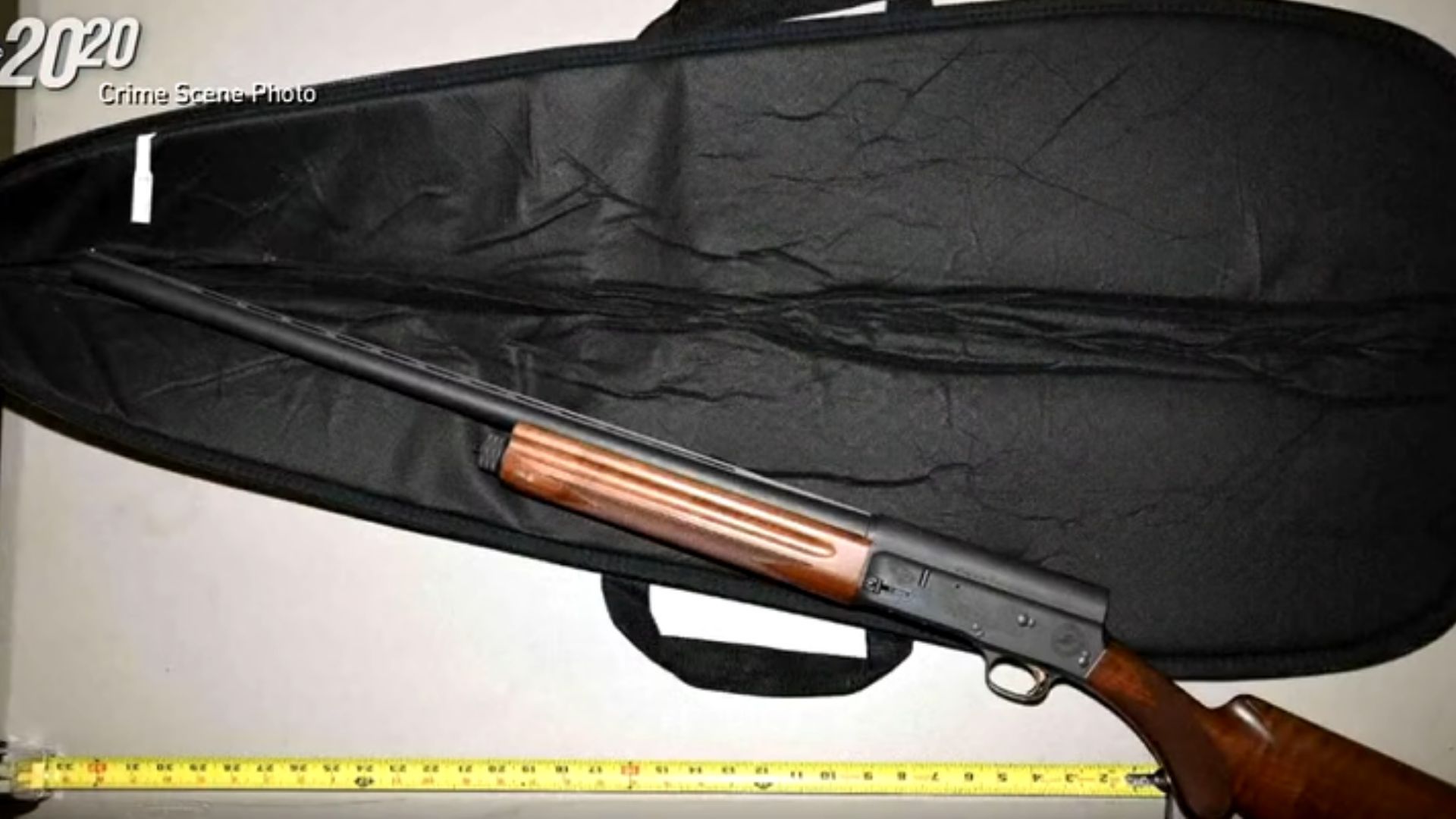 The weapon at the crime scene (Image Source: ABC)