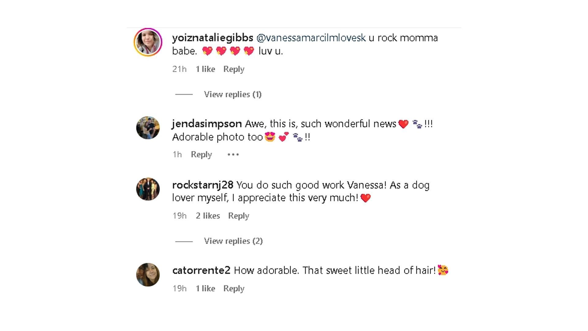 Fans of General Hospital alum Vanessa Marcil responded to her post.