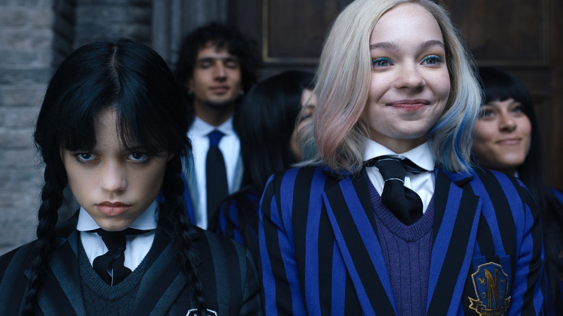 Wednesday Season 2 will feature Emma Myers and Jenna Ortega (Image via Netflix)