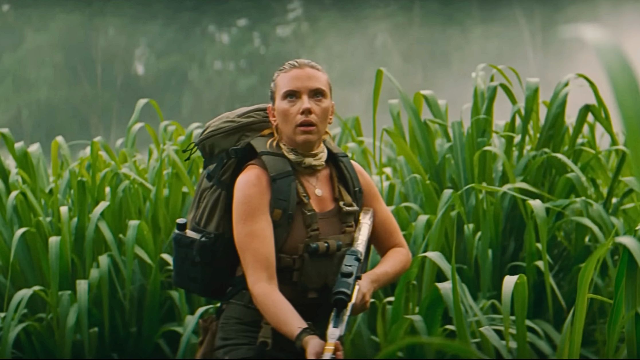 Scarlett Johansson in Jurassic World Rebirth (Image via YouTube/@UniversalPictures)