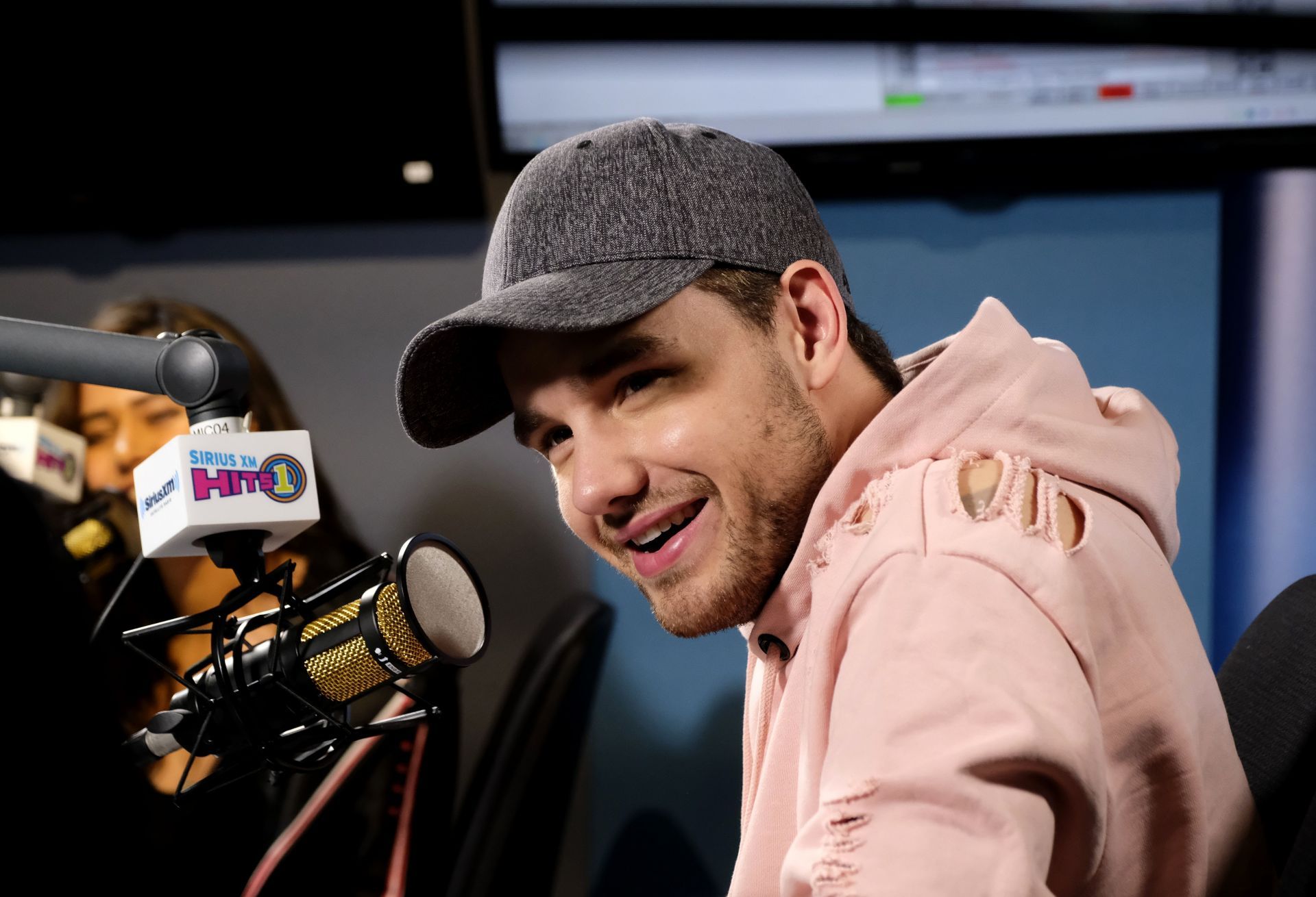 Liam Visits &quot;Hits 1 In Hollywood&quot; On SiriusXM Hits 1 Channel At The SiriusXM Studios In Los Angeles - Source: Getty Photo by Frazer Harrison