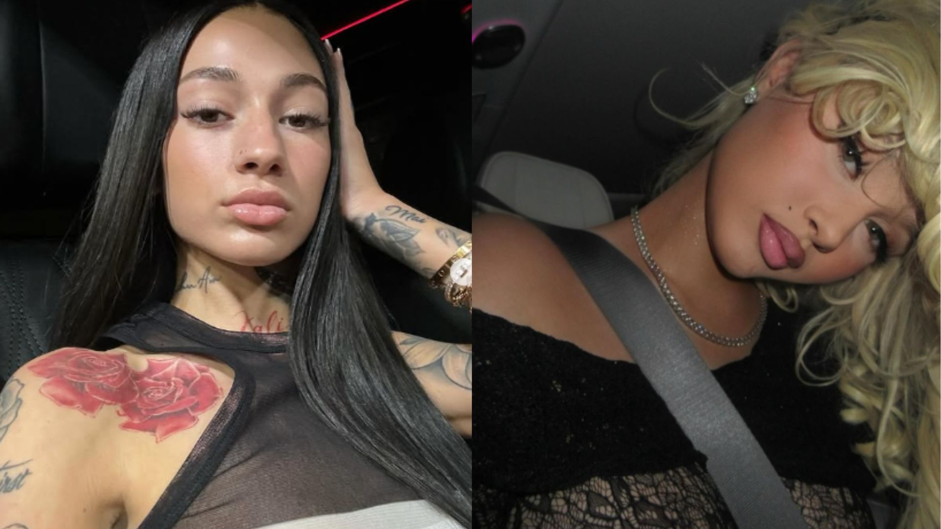 Bhad Bhabie releases new diss track aimed at Alabama Barker (Image via Instagram/@bhadbhabie, Instagram/@alabamaluellabarker)