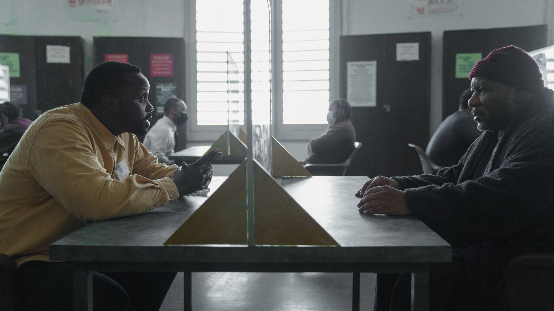 Brian Tyree Henry and Ving Rhames in the show (Image via Apple TV+)