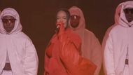 Rihanna’s Powerful Super Bowl Pregnancy Reveal (2023) | Image Source: NFL via YouTube
