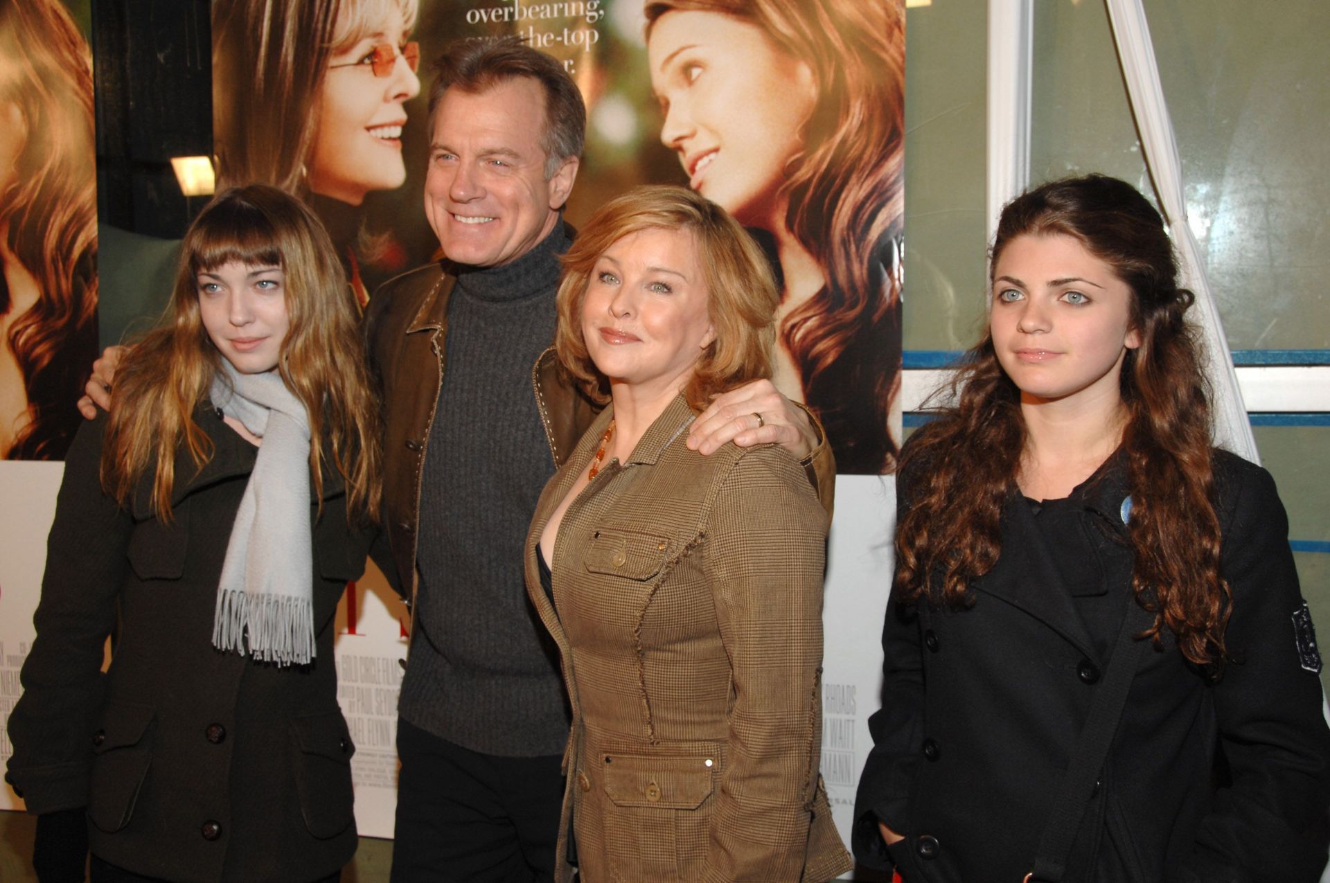 Stephen Collins with ex-wife and daughter at &quot;Because I Said So&quot; Los Angeles Premiere - Source: WireImage - Photographer: L. Cohen