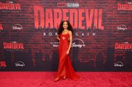 Genneya Walton (BB) at the Daredevil: Born Again Red-Carpet Launch Event - Source: Getty