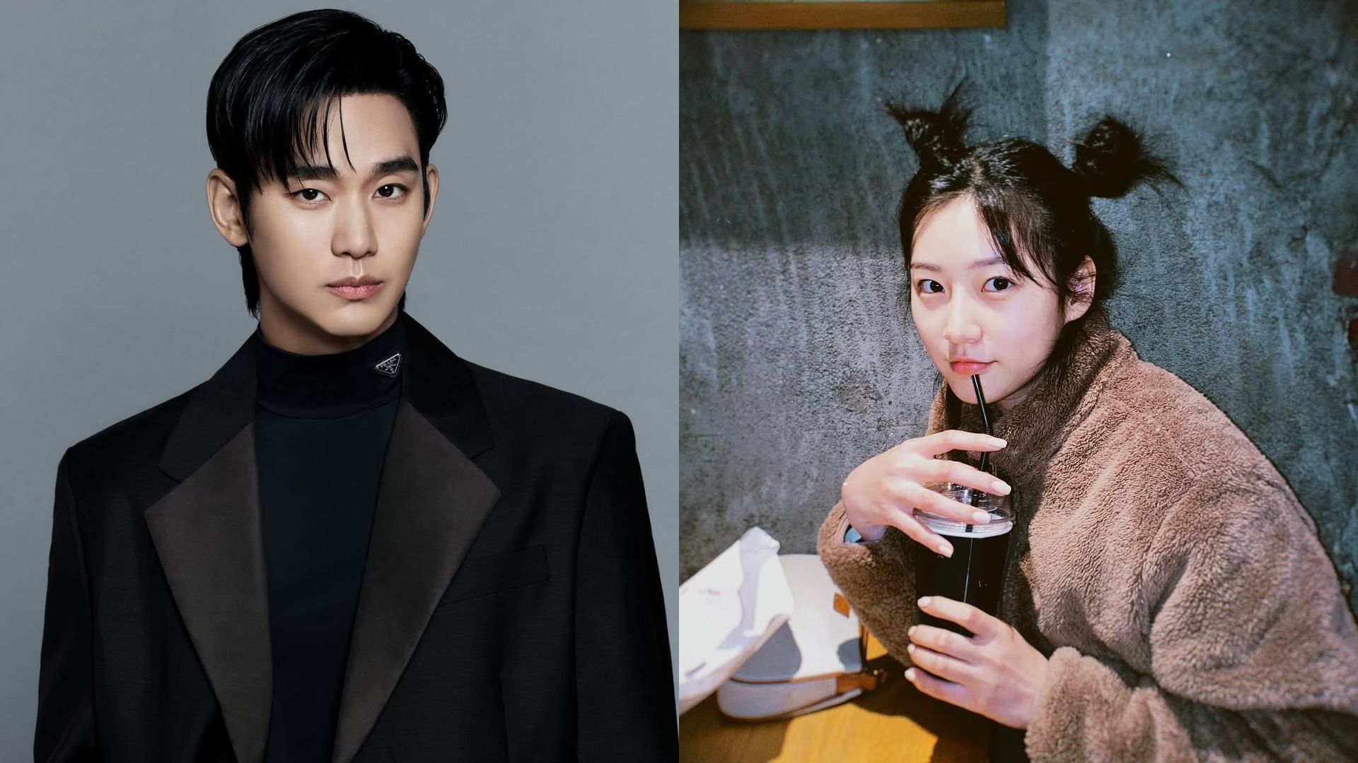 Kim Soo-hyun has been facing intense public scrutiny following the death of Kim Sae-ron and shocking allegations made by her family (Image via Instagram/@prada/@ron_sae)