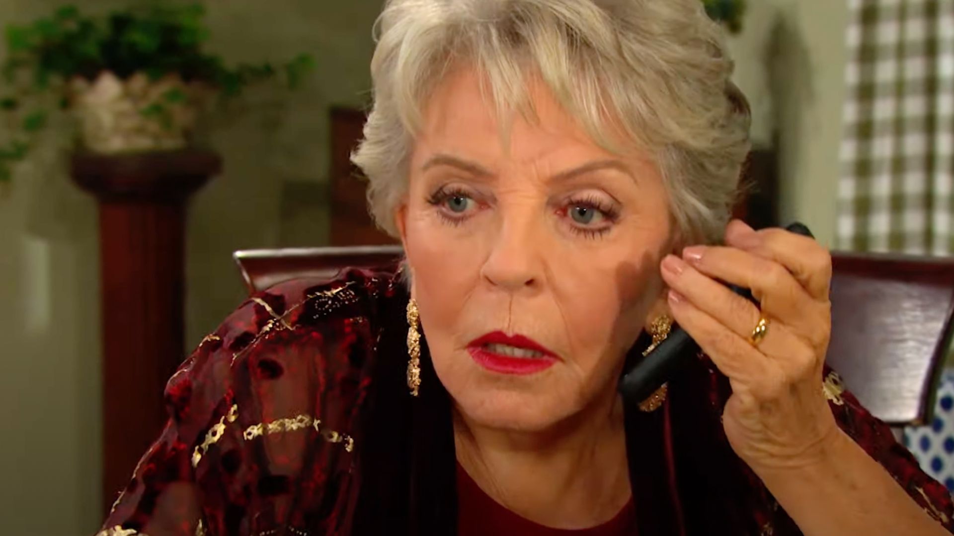 Julie is devastated by Tate&#039;s news on Days of our Lives | Image: Peacock