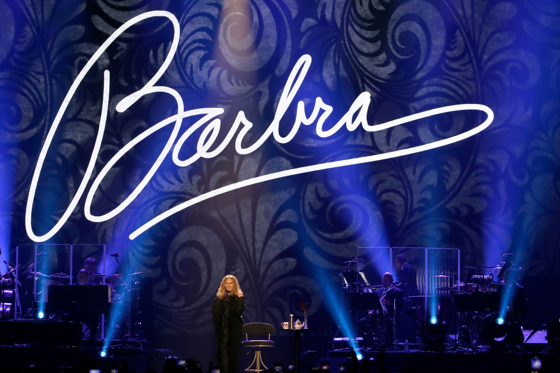 Barbra Streisand In Concert - New York, NY - Source: Getty