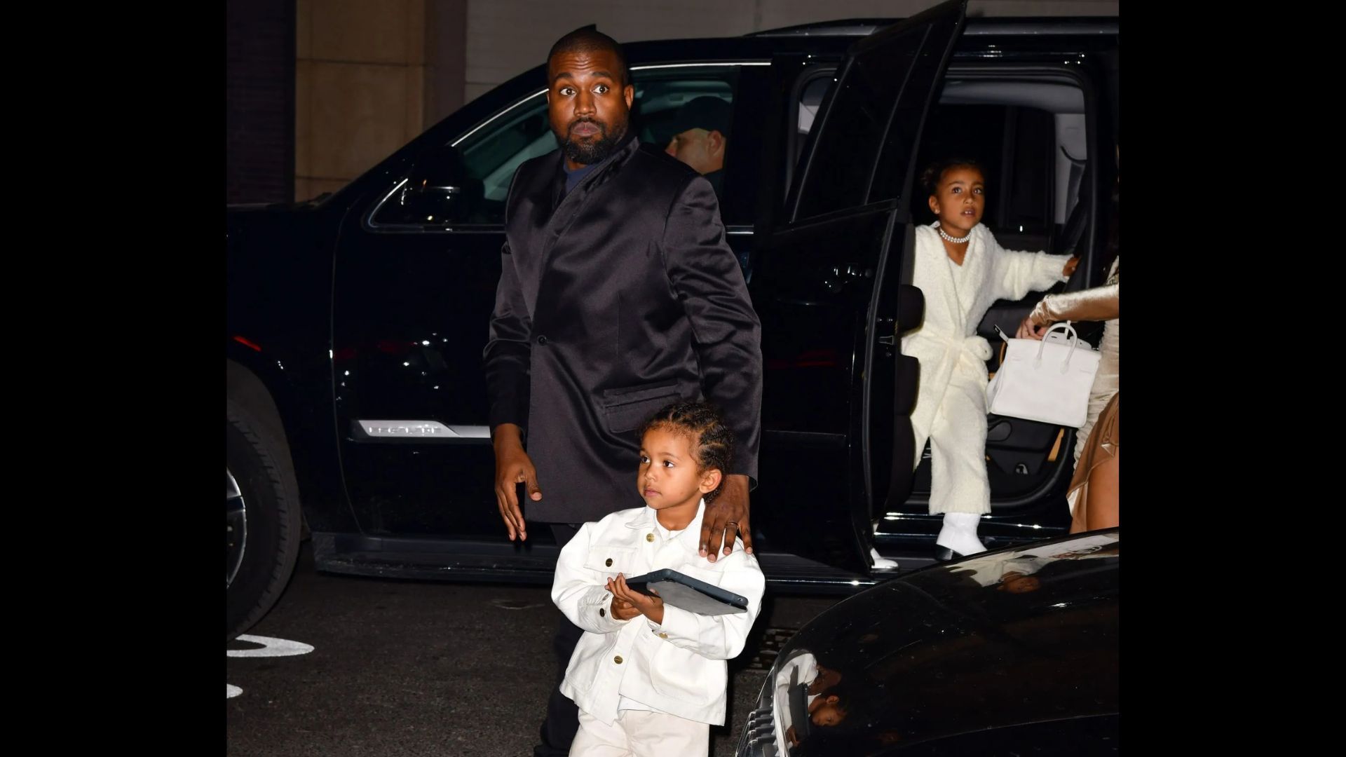 Kanye West with his daughter, North West (Source: Getty images)