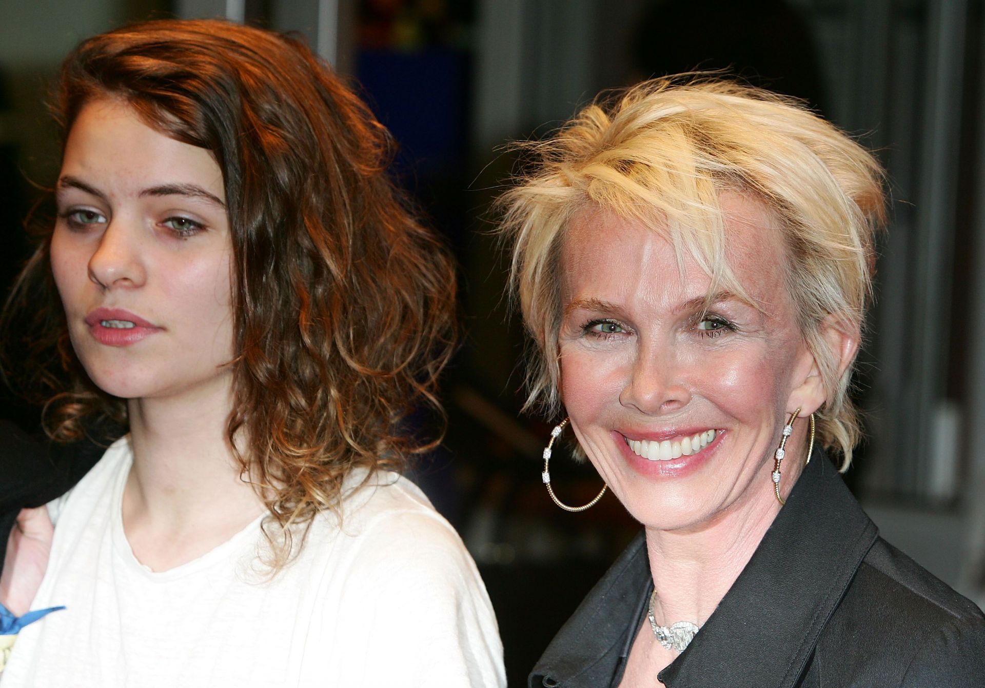 Coco Summer and Trudi Styler at the *RocknRolla* world premiere in London. (Image via WireImage/Ferdaus Shamim)