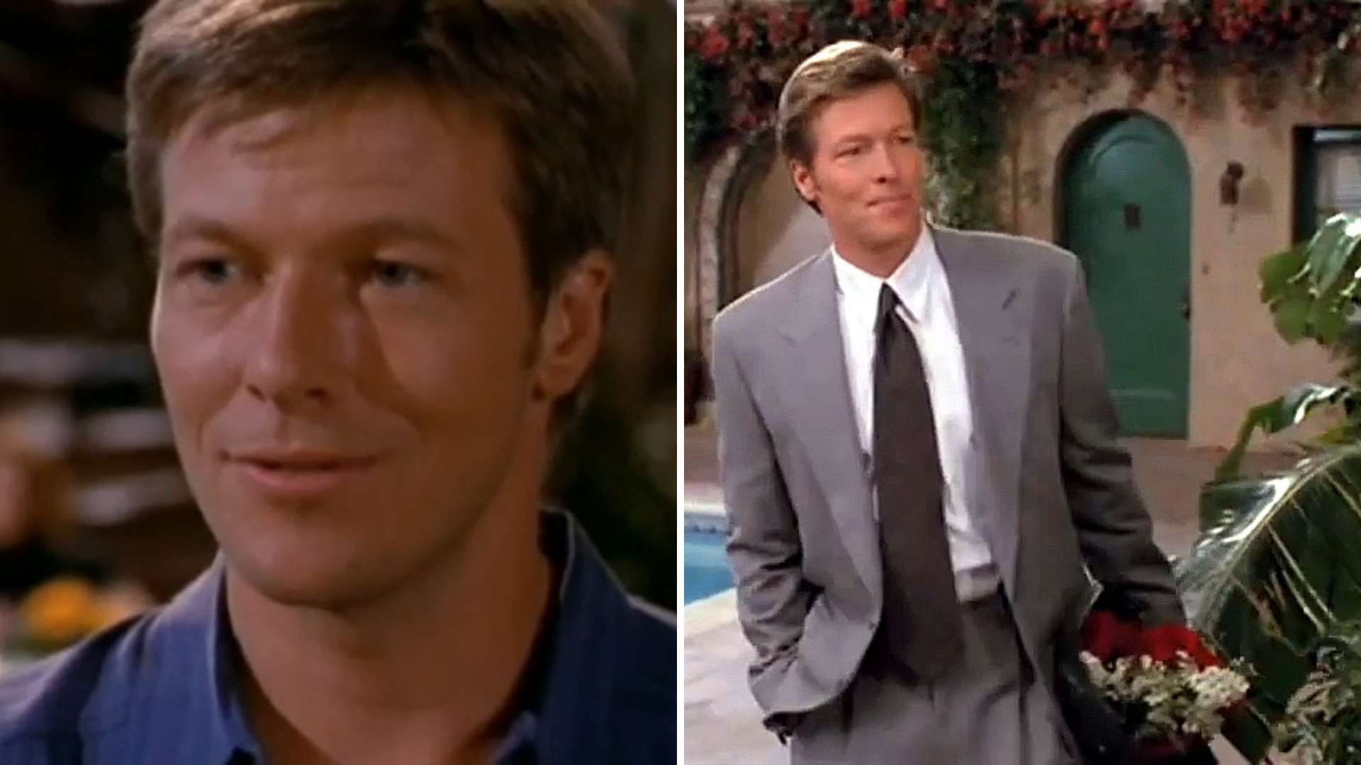 General Hospital alum Jack Wagner as Dr. Peter Burns on Melrose Place. | Image Source: YouTube