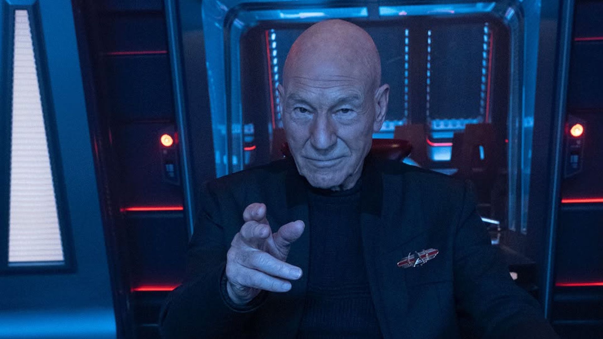 Patrick Stewart as Jean Luc Picard from Star Trek (image via Instagram/@startrek)