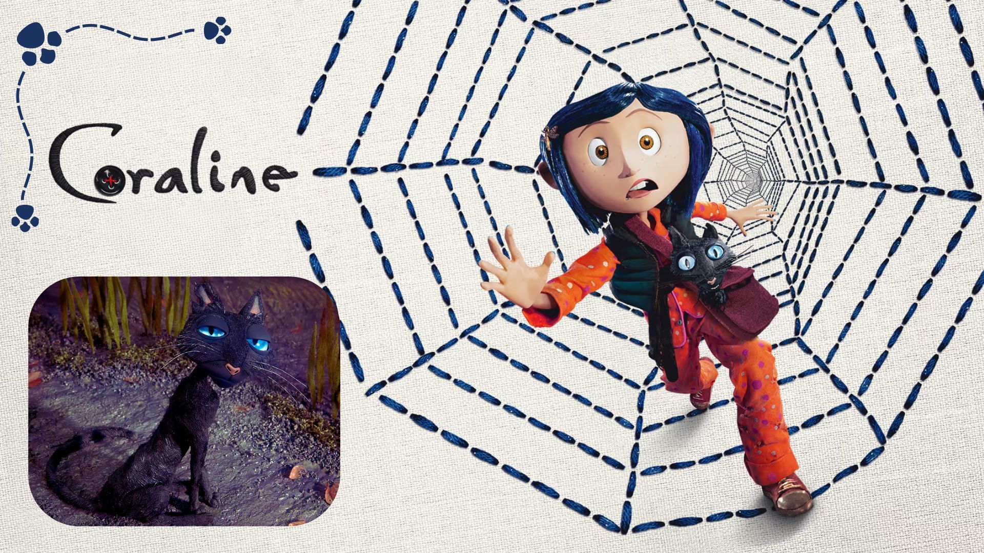 Collage by Beatrix Kondo of promo art and pictures for the film Coraline | Image via: Coraline 15th anniversay/Laika Studios