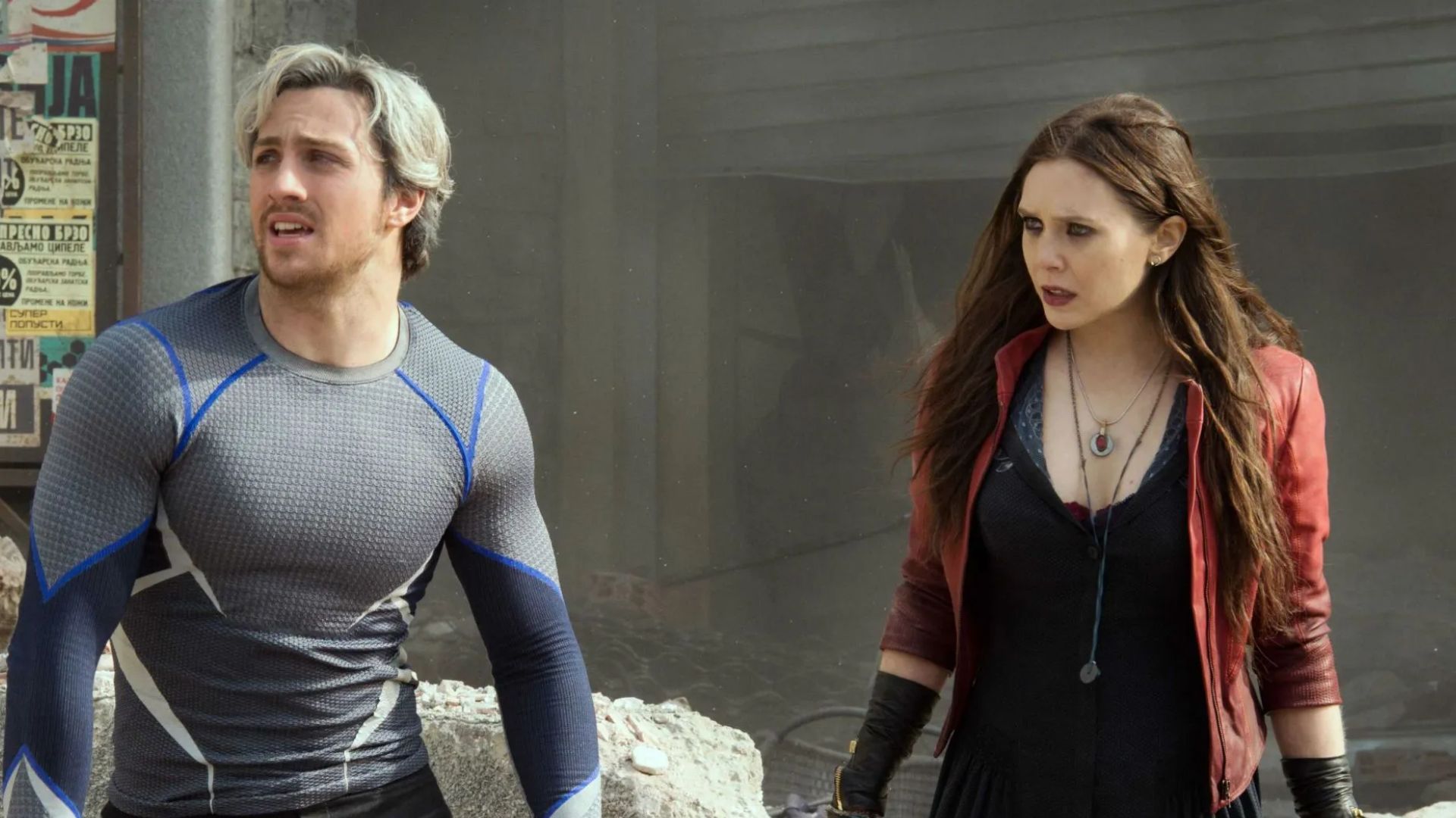 Quicksilver &amp; Scarlet Witch in Avengers: Age of Ultron | Image via Prime Video