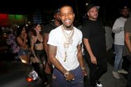 Tory Lanez attends the Rolling Stone Live Big Game Experience at Academy LA on February 12, 2022. (Image via Getty)