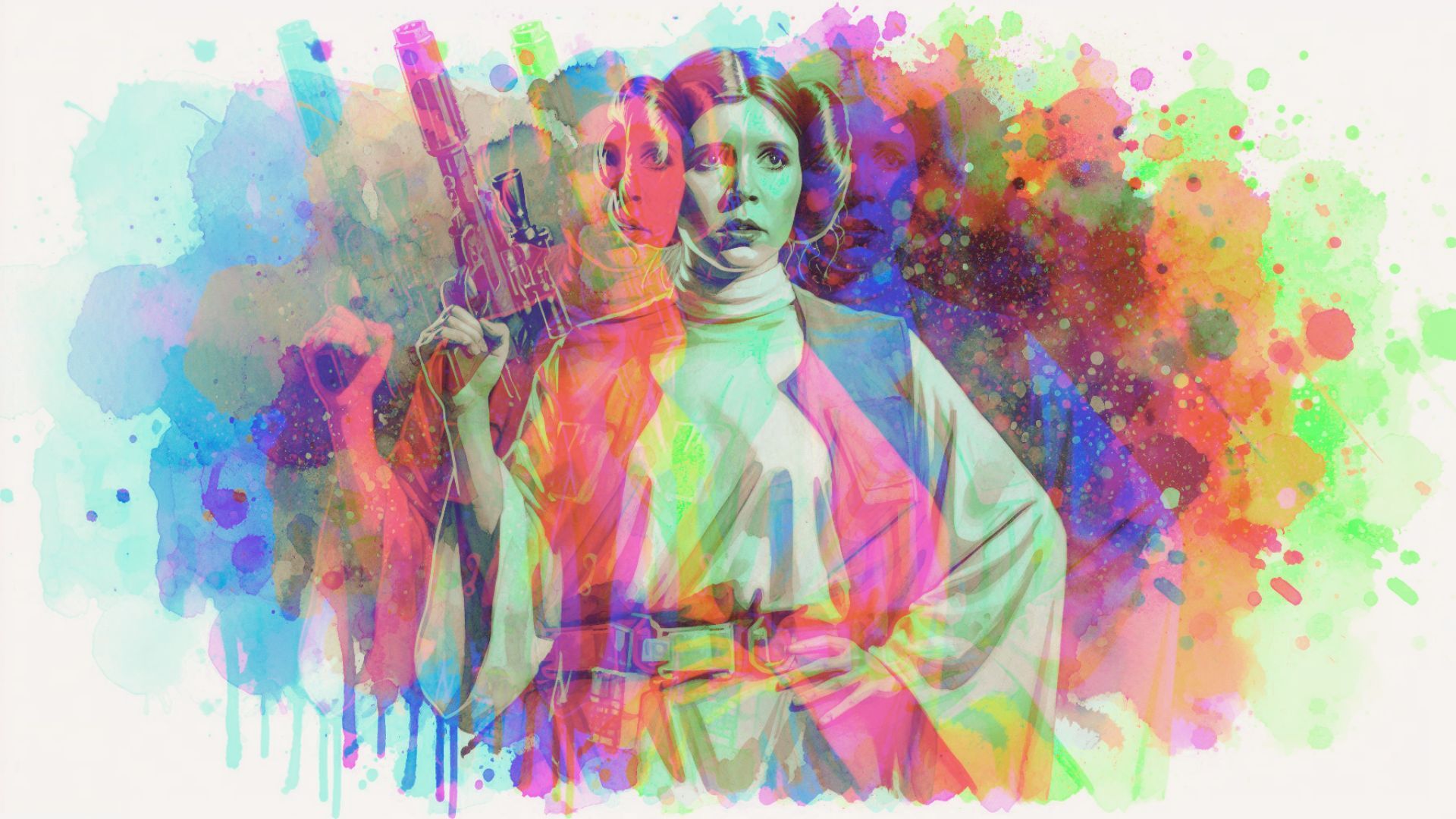 Leia Organa Art - Original Artwork by Beatrix Kondo