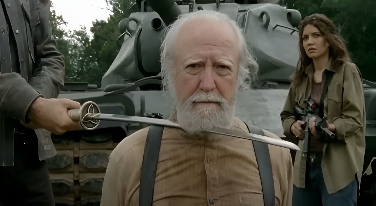 What happened to Hershel Greene in The Walking Dead? (image via AMC)