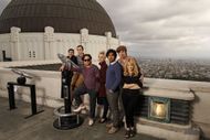 LOS ANGELES, CA - APRIL 15, 2013 - CBS TV comedy series The Big Bang Theory's cast - Lt to Rt: Mayi - Source: Getty