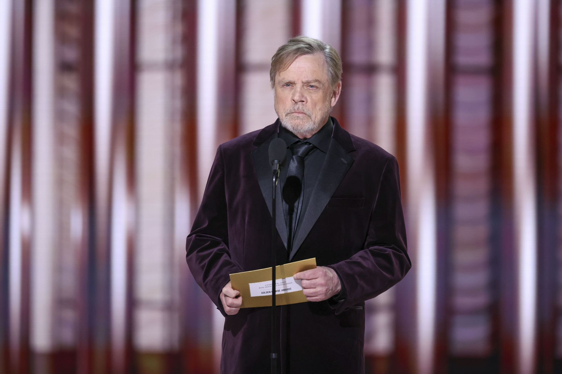 Mark Hamill at the 81st Golden Globe Awards - Show (Image via Getty)