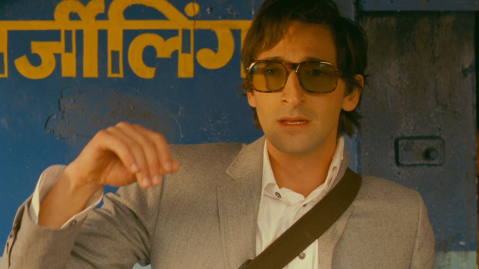 Adrian Brody in The Darjeeling Limited | Image via Indian Paintbrush