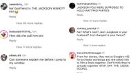 Fans react to creator Jazmine allegedly "hard launching" a relationship with Jackson Wang on Instagram (Image via Instagram)