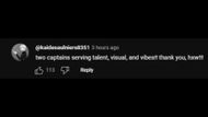 "Two captains serving talent", commented a fan. (Image via YouTube/ HYBE LABELS)