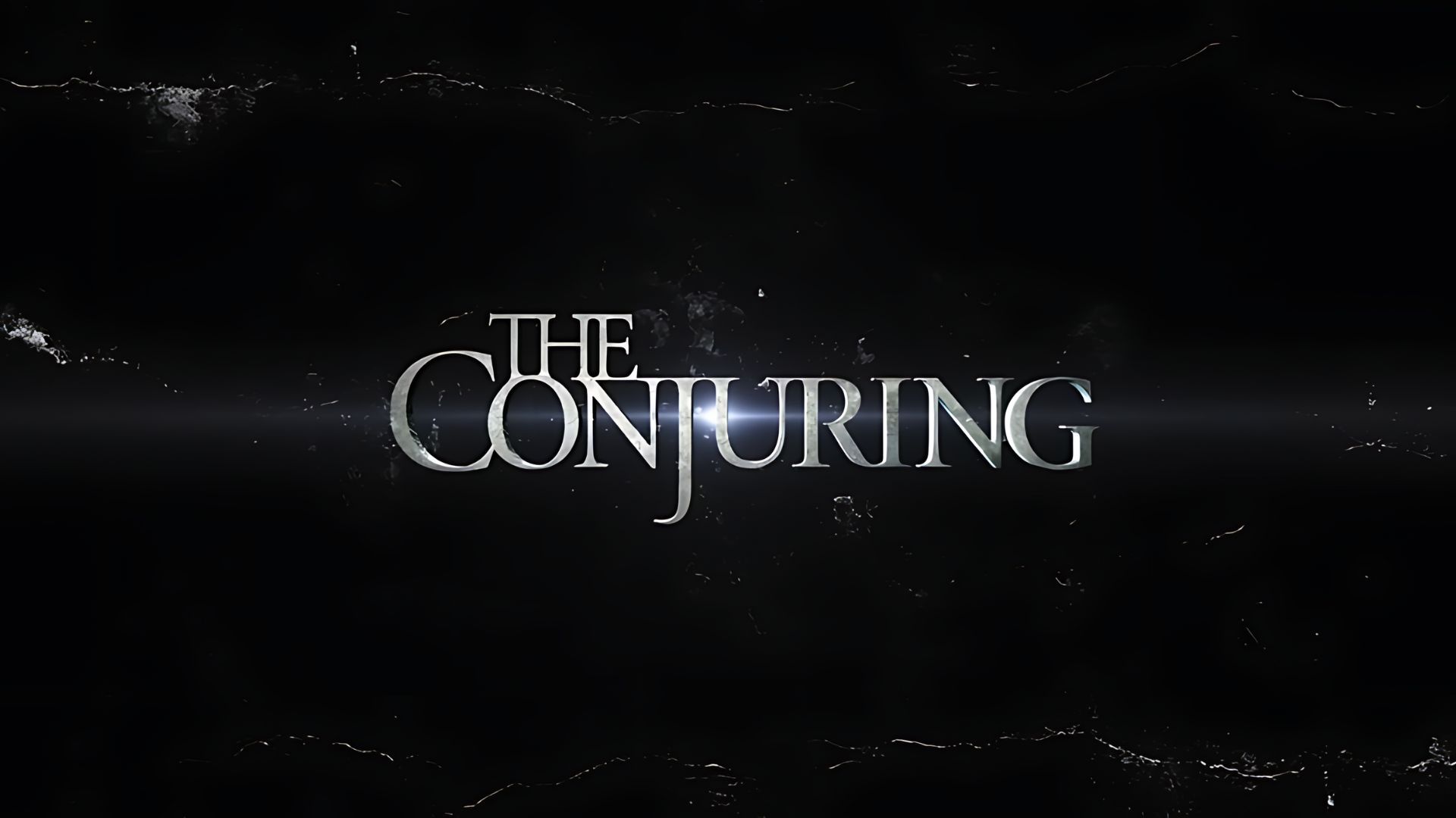 The Conjuring title card from The Conjuring - Official Main Trailer (Image via. Warner Bros/Youtube)