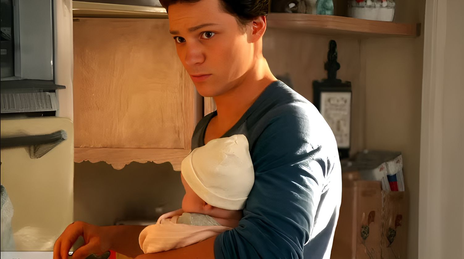 How old was Georgie when he became a father in season 6? (Image Via CBS)